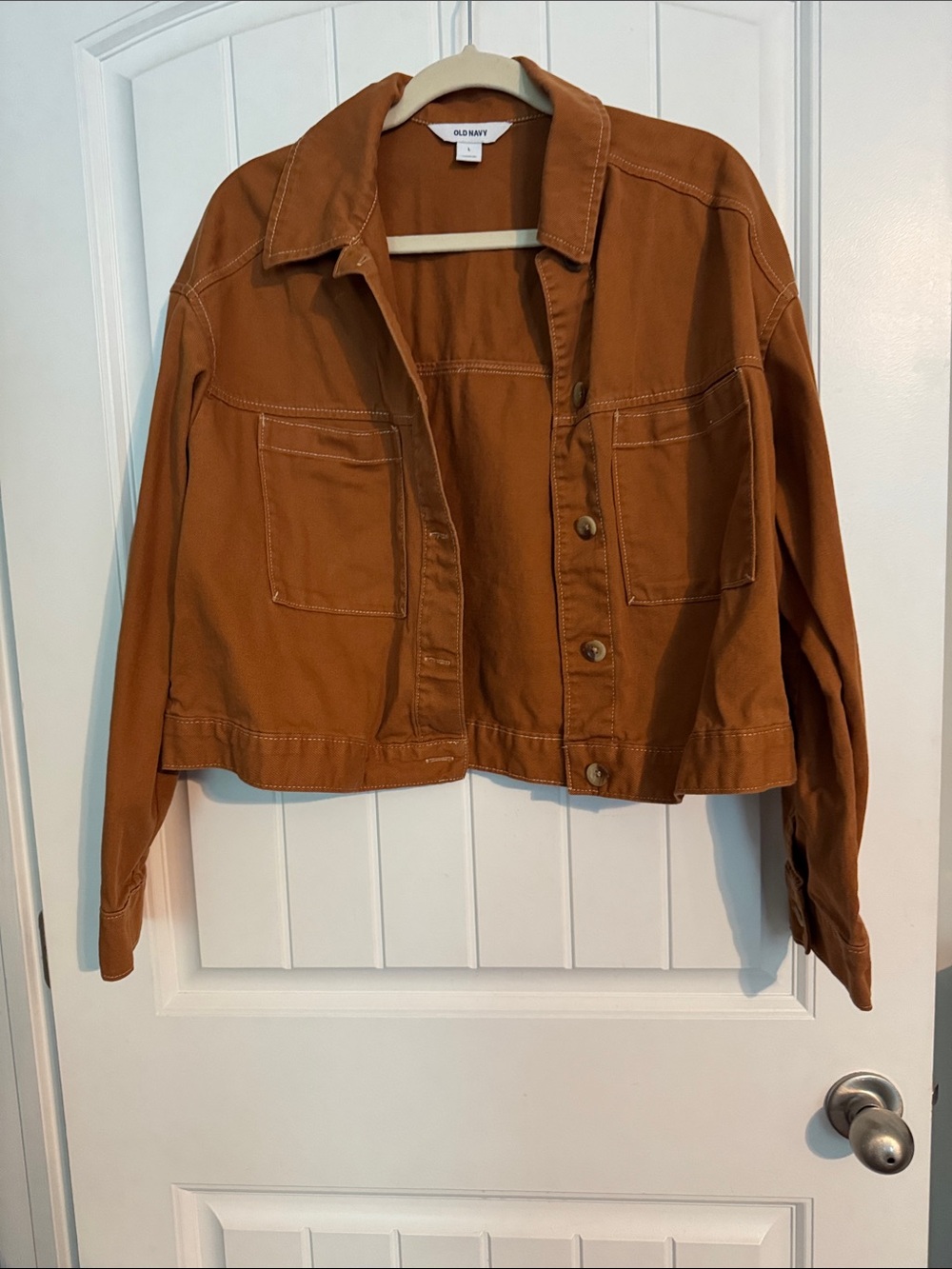 Old Navy Women's Jean Jacket - Rust Brown